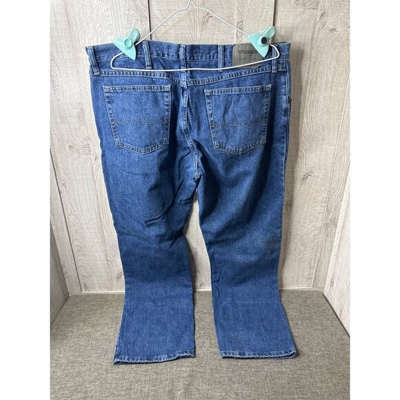 Wrangler Mens Authentics Blue Jeans 38x29 100% Cotton Straight Leg Denim - Picture 3 of 5